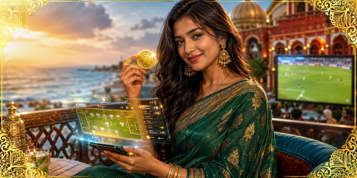 কক্সবাজার সমুদ্র সৈকতে একজন বাংলাদেশি ব্যবহারকারী মোবাইলে ক্যাসিনো বেটিং করছেন
