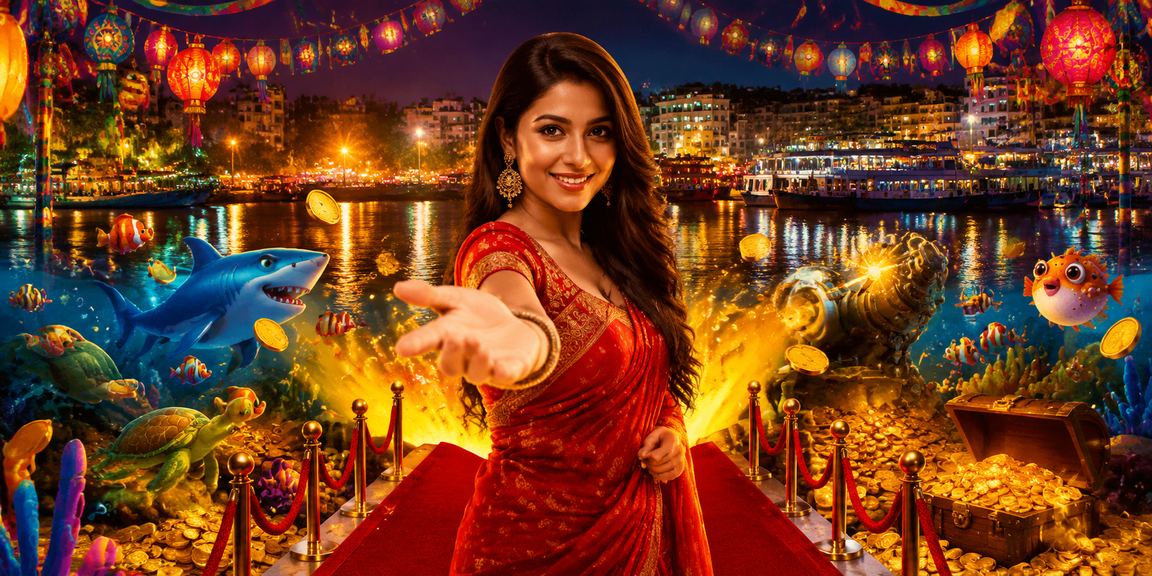 নারায়ণগঞ্জে পহেলা বৈশাখ উপলক্ষে ফিশিং গেম খেলছেন একদল বন্ধু
